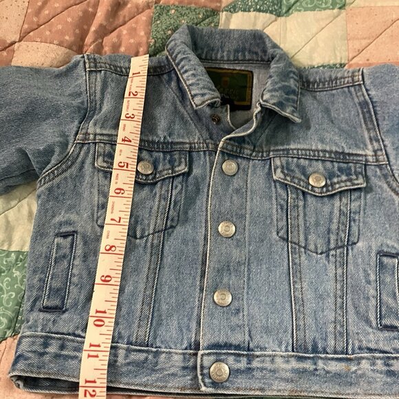 Vintage Classic baby Gap Denim Jacket 12-24 MOS Blue 90s Infants - Picture 7 of 7